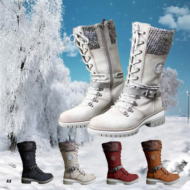 Mary – Wasserdichte Kniehohe Winterstiefel für Damen