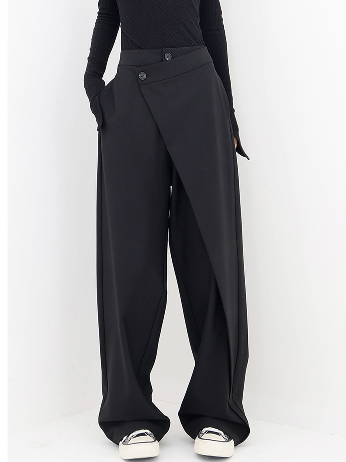 Cheryl - Asymmetrische Baggy-Hose