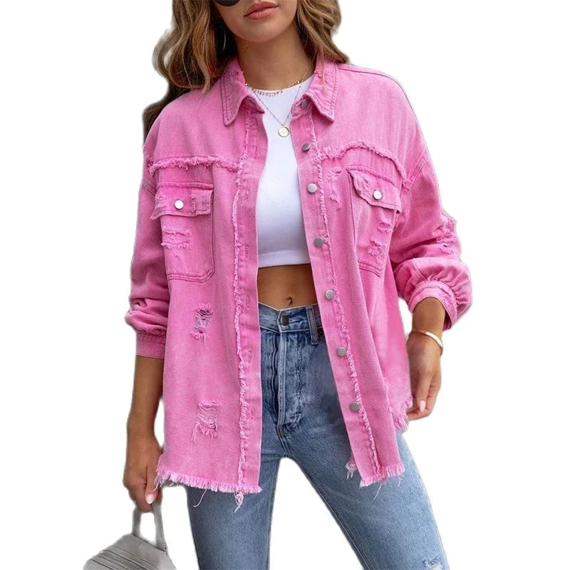 Klassische Damen Jeansjacke - Zeitloser Stil und Komfort