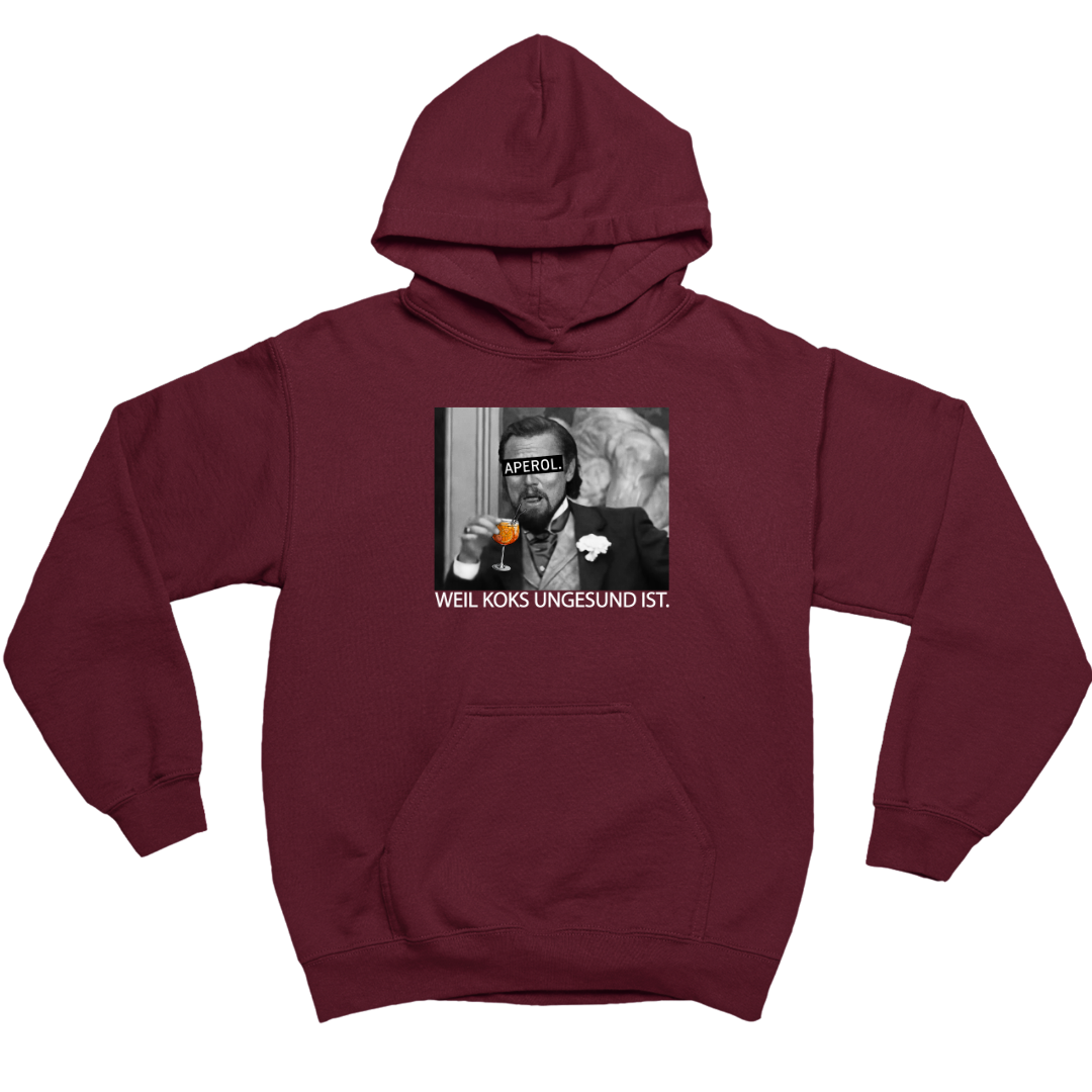 Larry – Unisex Kapuzenpullover mit Aperol-Humor-Print