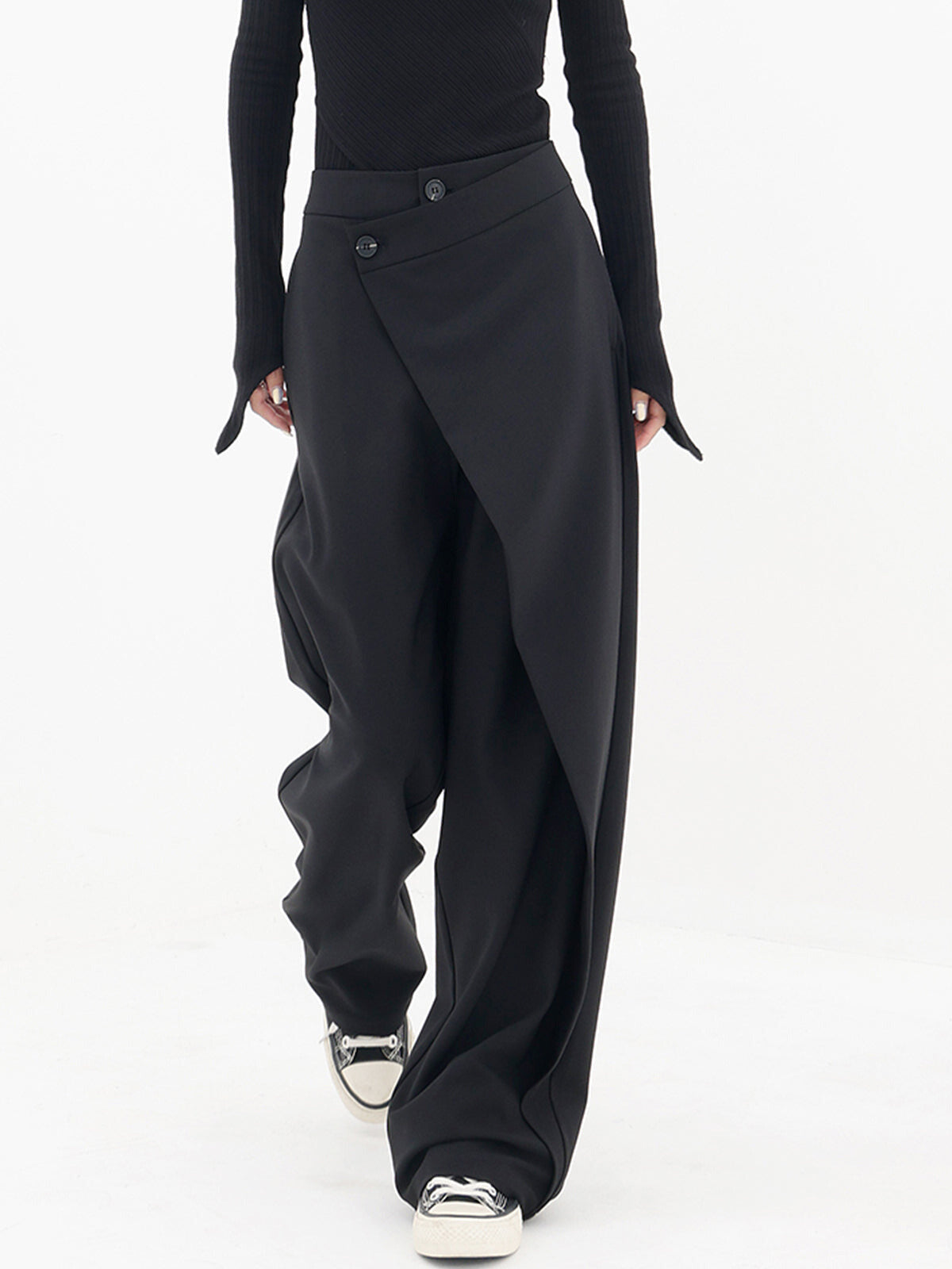 Cheryl - Asymmetrische Baggy-Hose