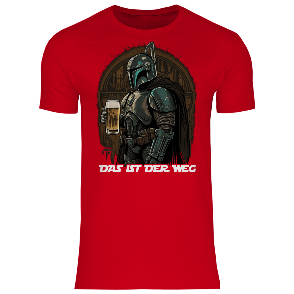 Karl – Mandalorian Bier Spaß Herren T-Shirt