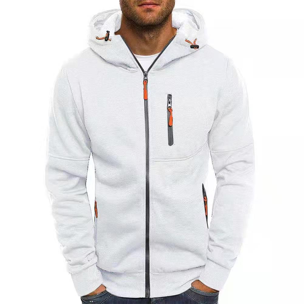 Jeroen - Herren Hoodie mit Reißverschluss und Fleece