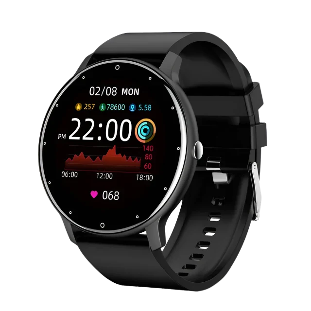 Rodney – Unisex Wasserdichte Smartwatch mit Voll Touch Display