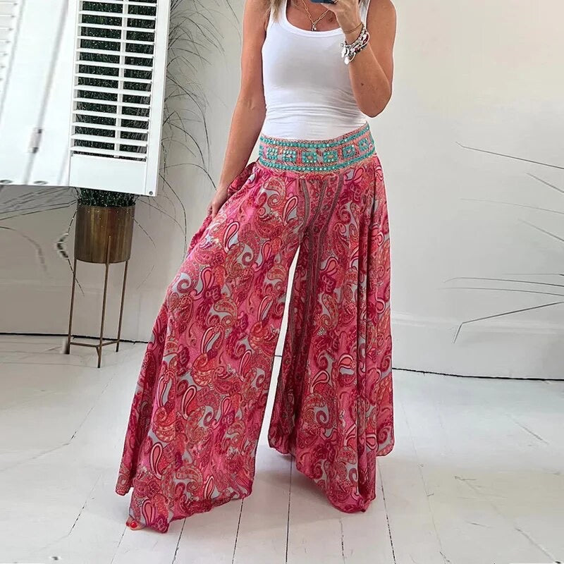 Heidi™- Leichte Hose mit Paisley-Druck