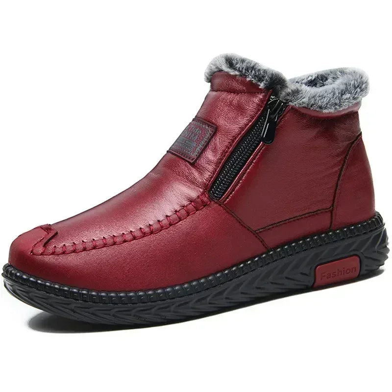 Charlotte – Plüschige Damen Schneestiefel, stilvoll & warm