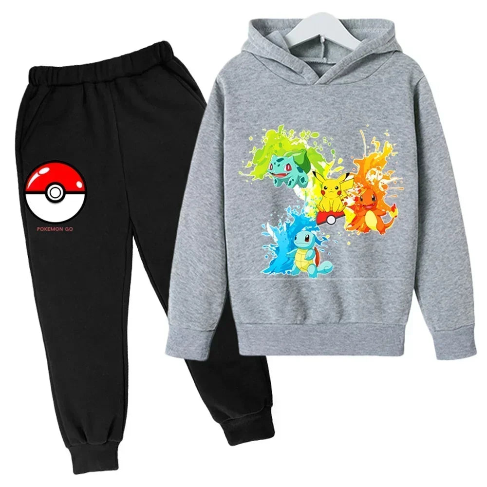 Brenda – Pikachu Kinder Hoodie und Hosen Set für maximalen Komfort & Stil