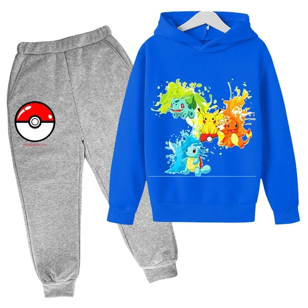 Brenda – Pikachu Kinder Hoodie und Hosen Set für maximalen Komfort & Stil