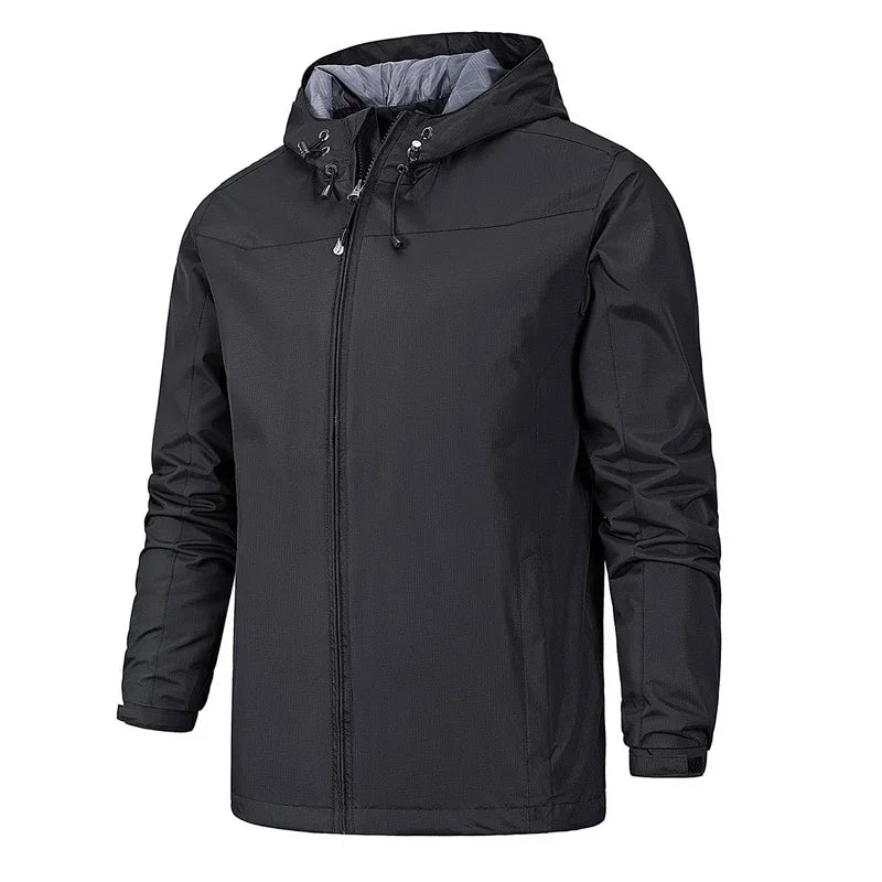 Jacob – Wasserdichte Herrenjacke mit Kapuze für Outdoor-Sportarten