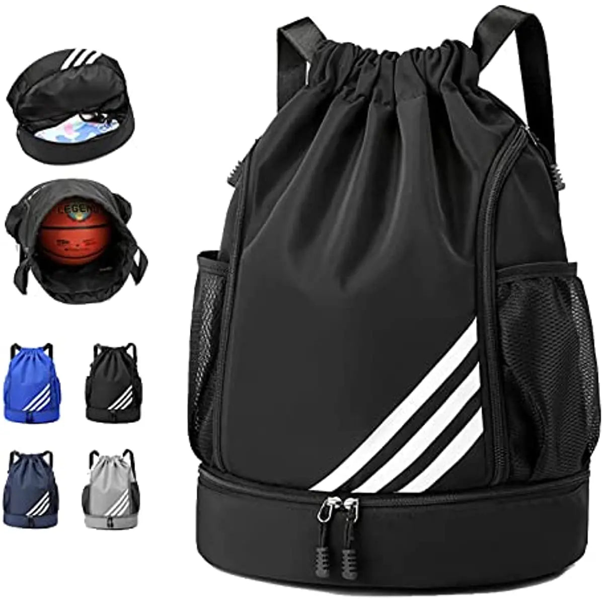 Alice – Unisex Wasserdichter Outdoor-Rucksack mit Schuhfach und Flaschenhalter