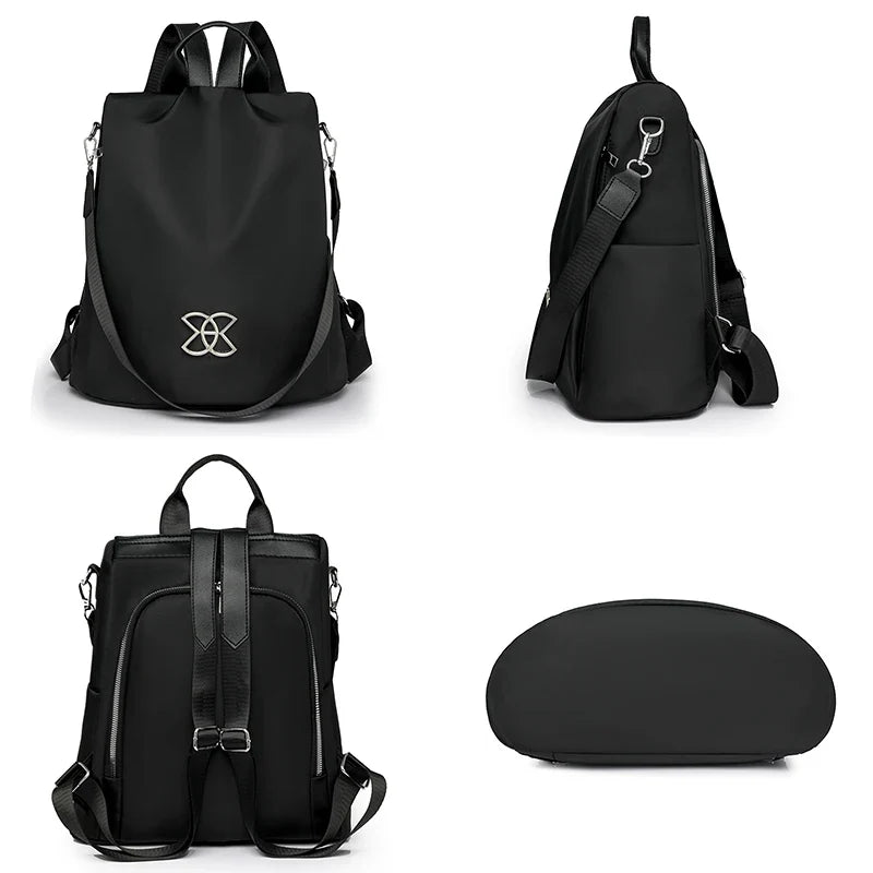 Amanda – Multifunktionaler Nylon-Rucksack für Frauen