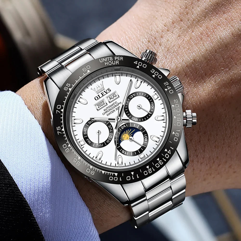 Tristan – Luxus Automatische Mechanische Chronographen Uhr