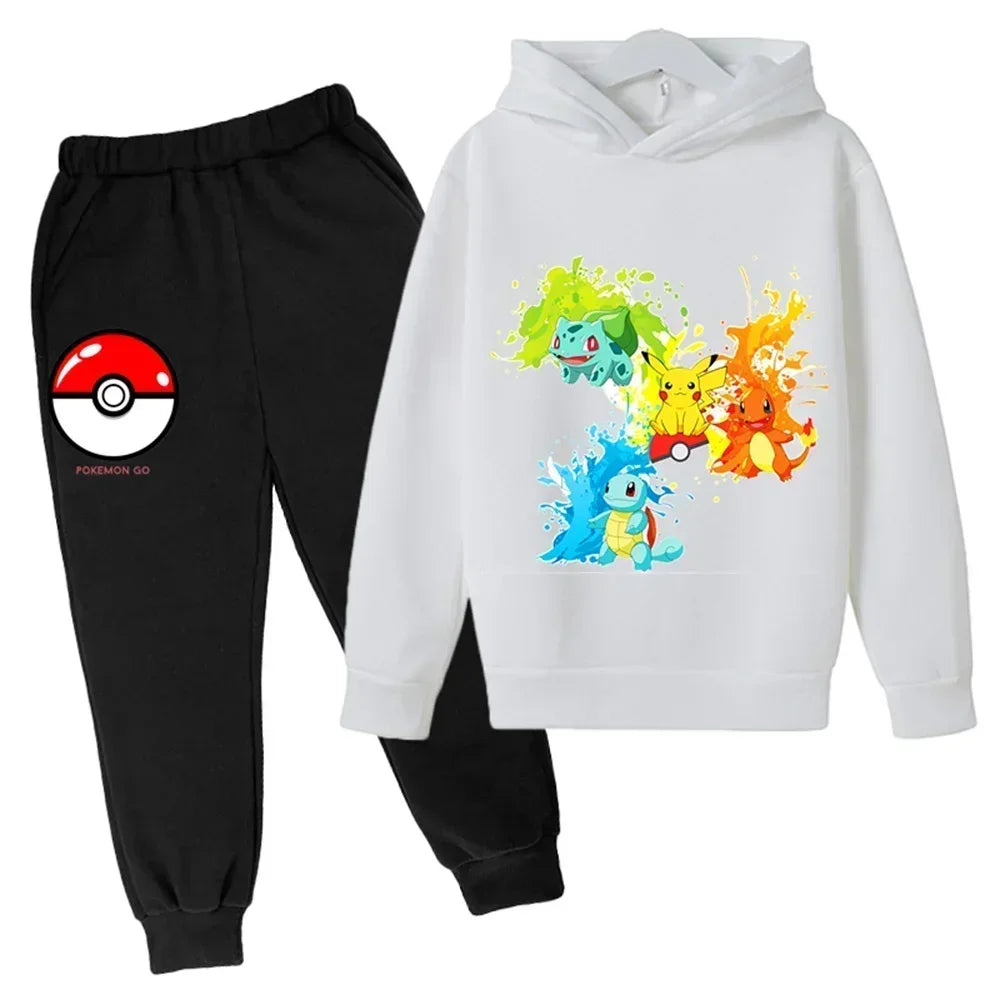 Brenda – Pikachu Kinder Hoodie und Hosen Set für maximalen Komfort & Stil