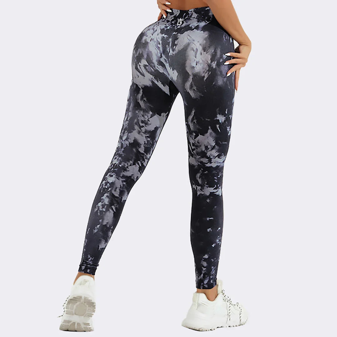 Jessica – Damen Yoga-Leggings mit gerafftem Bund