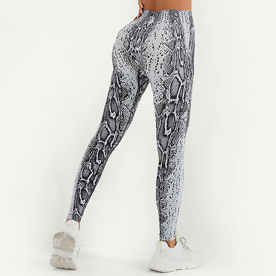 Jessica – Damen Yoga-Leggings mit gerafftem Bund