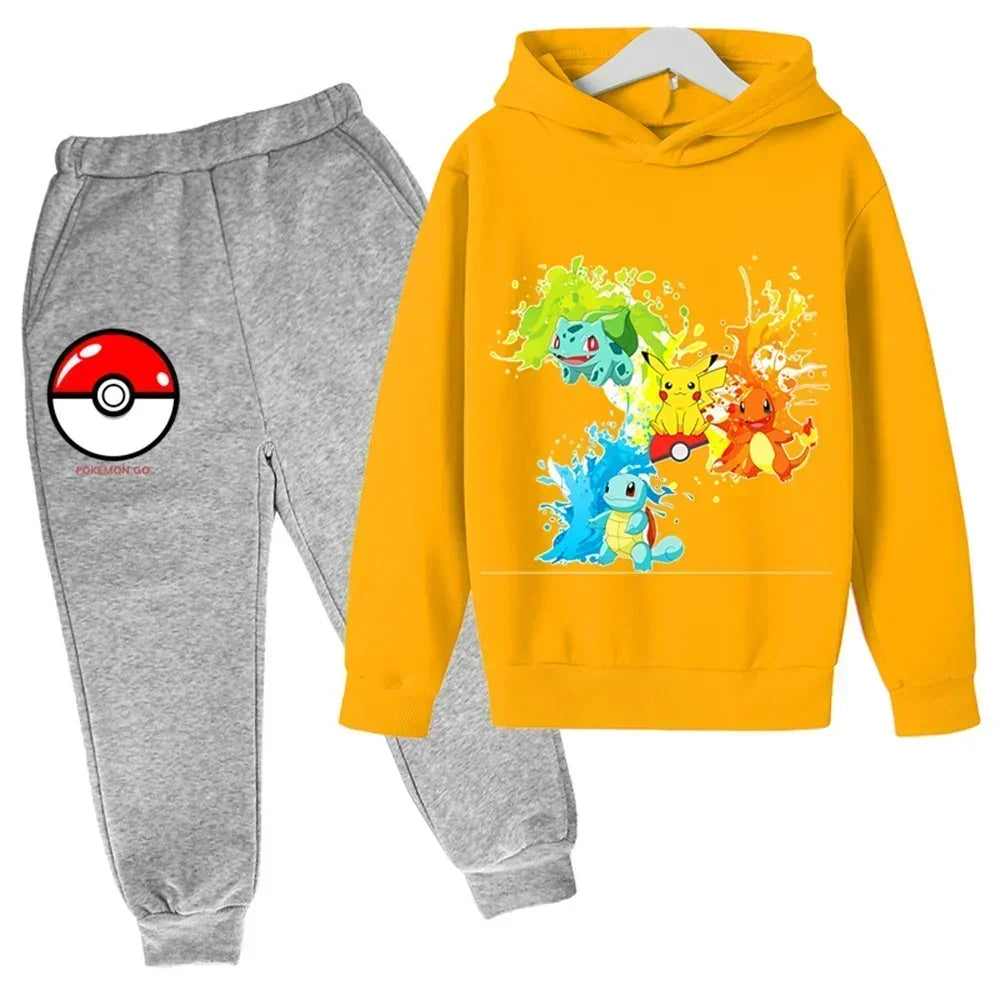 Brenda – Pikachu Kinder Hoodie und Hosen Set für maximalen Komfort & Stil