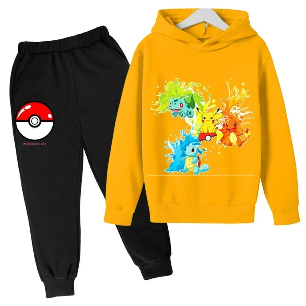 Brenda – Pikachu Kinder Hoodie und Hosen Set für maximalen Komfort & Stil