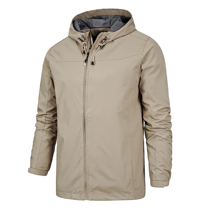 Jacob – Wasserdichte Herrenjacke mit Kapuze für Outdoor-Sportarten