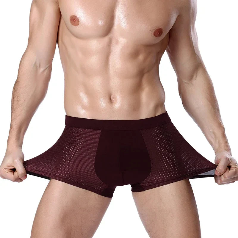 Nathaniel – Atmungsaktive Herren-Boxershorts aus Bambus