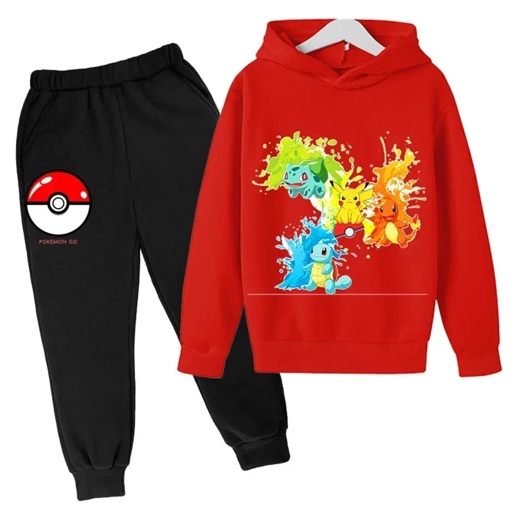 Brenda – Pikachu Kinder Hoodie und Hosen Set für maximalen Komfort & Stil