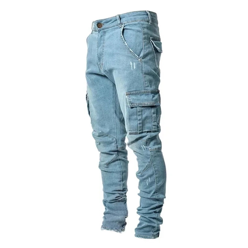 Christian – Schlanke Herren-Jeans-Cargohose