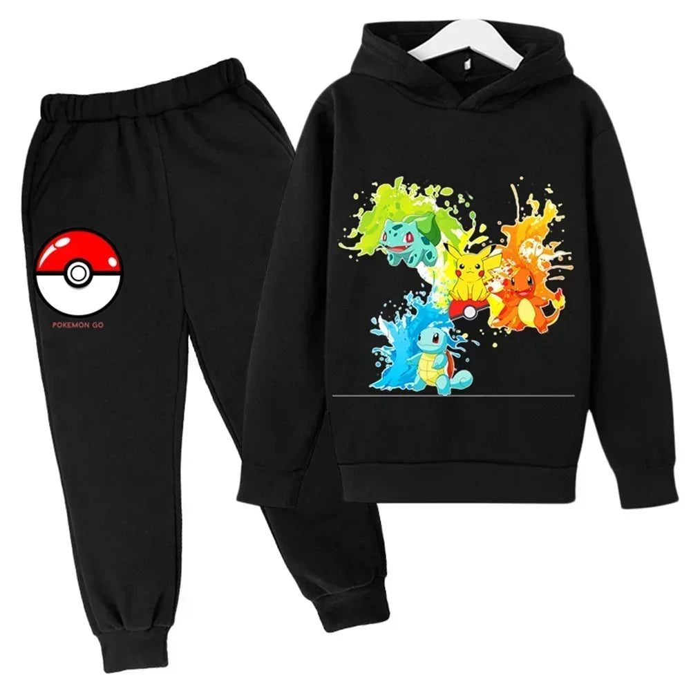 Brenda – Pikachu Kinder Hoodie und Hosen Set für maximalen Komfort & Stil