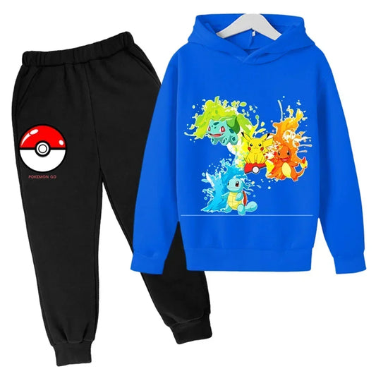 Brenda – Pikachu Kinder Hoodie und Hosen Set für maximalen Komfort & Stil