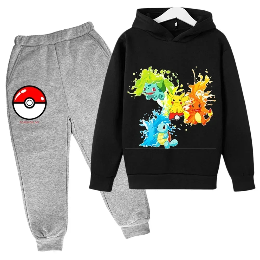 Brenda – Pikachu Kinder Hoodie und Hosen Set für maximalen Komfort & Stil