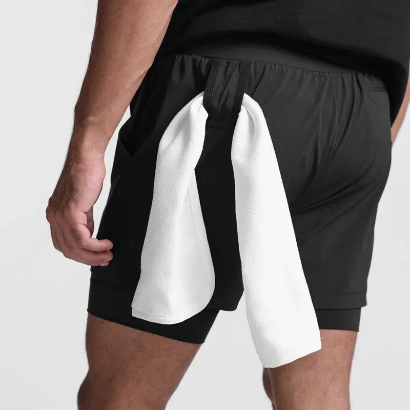 Richard – Atmungsaktive Herren-Trainingsshorts mit Doppelschicht