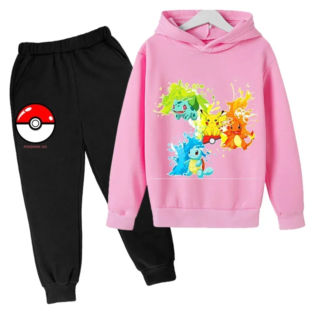 Brenda – Pikachu Kinder Hoodie und Hosen Set für maximalen Komfort & Stil