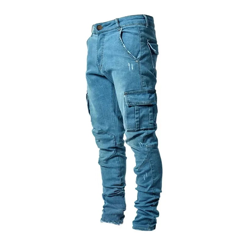 Christian – Schlanke Herren-Jeans-Cargohose