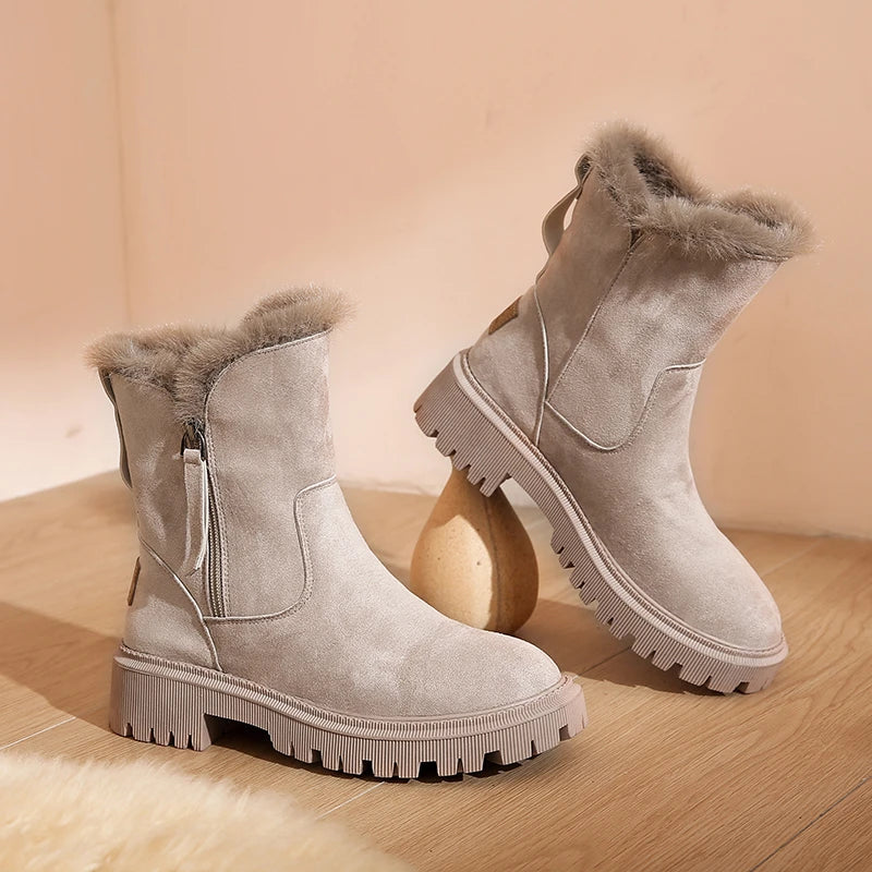 Sue – Damen Schneestiefel mit Plüschfutter