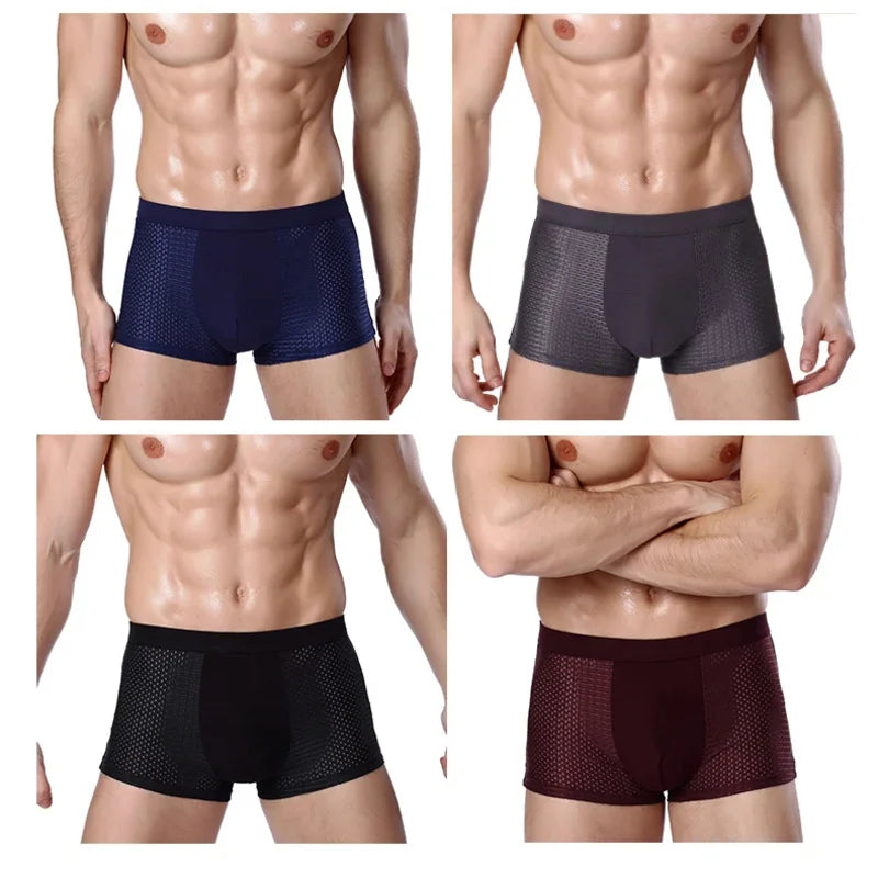 Nathaniel – Atmungsaktive Herren-Boxershorts aus Bambus