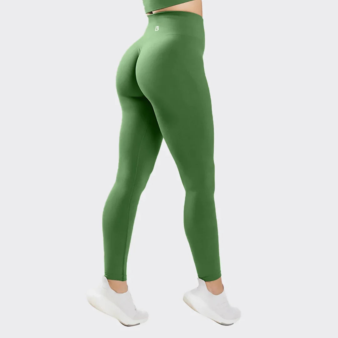 Jessica – Damen Yoga-Leggings mit gerafftem Bund