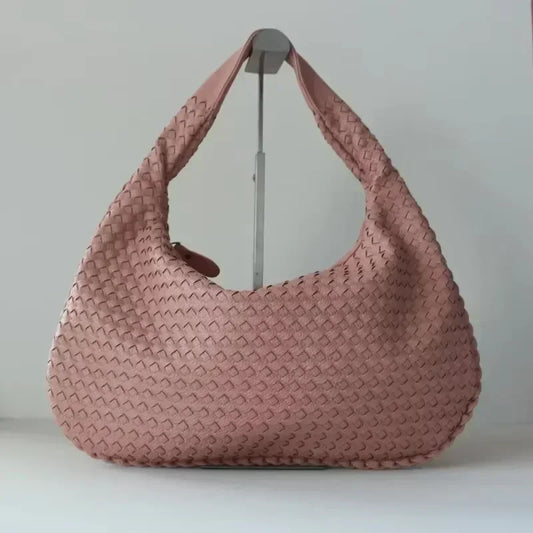 Sarah – Geflochtene Damen PU Lederschultertasche