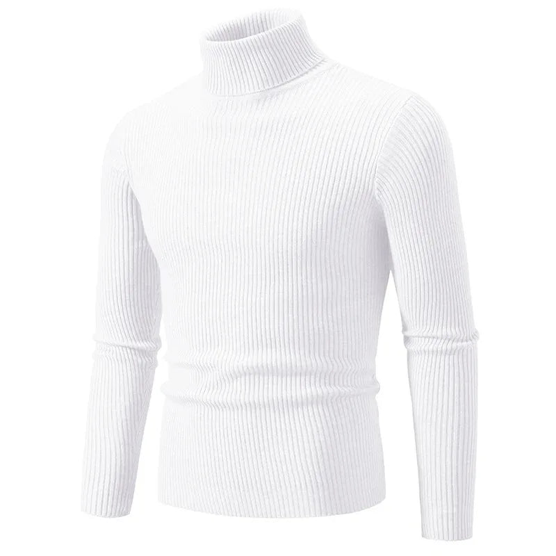 Bobby – Warmer Herren Rollkragenpullover mit Streifen