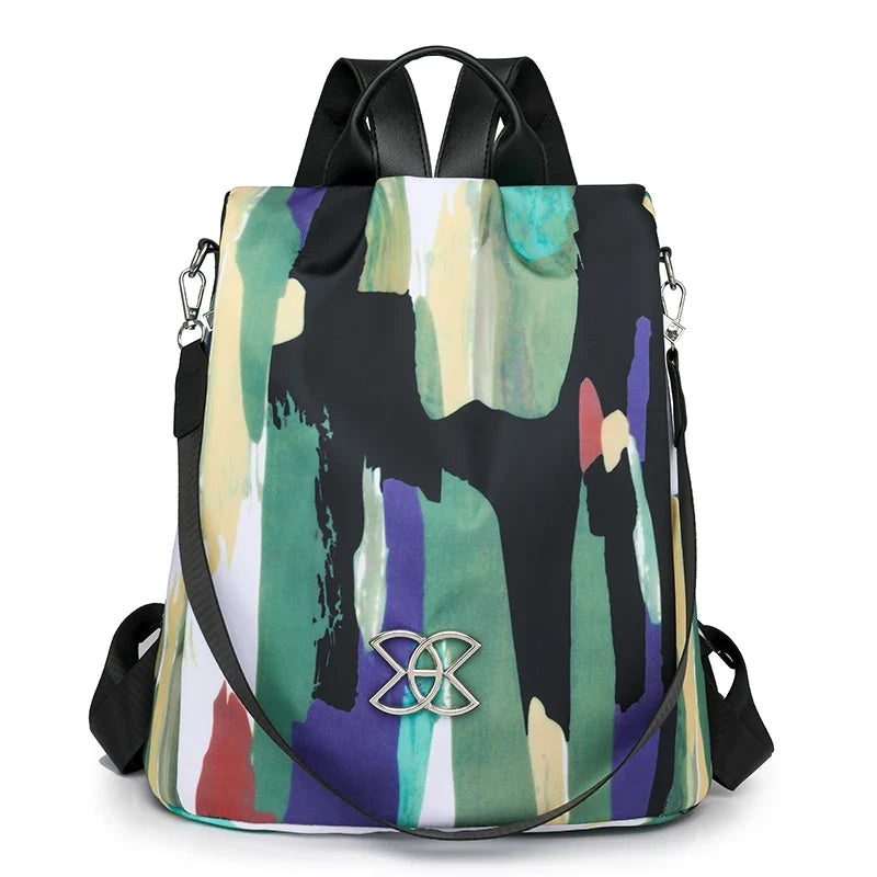 Amanda – Multifunktionaler Nylon-Rucksack für Frauen