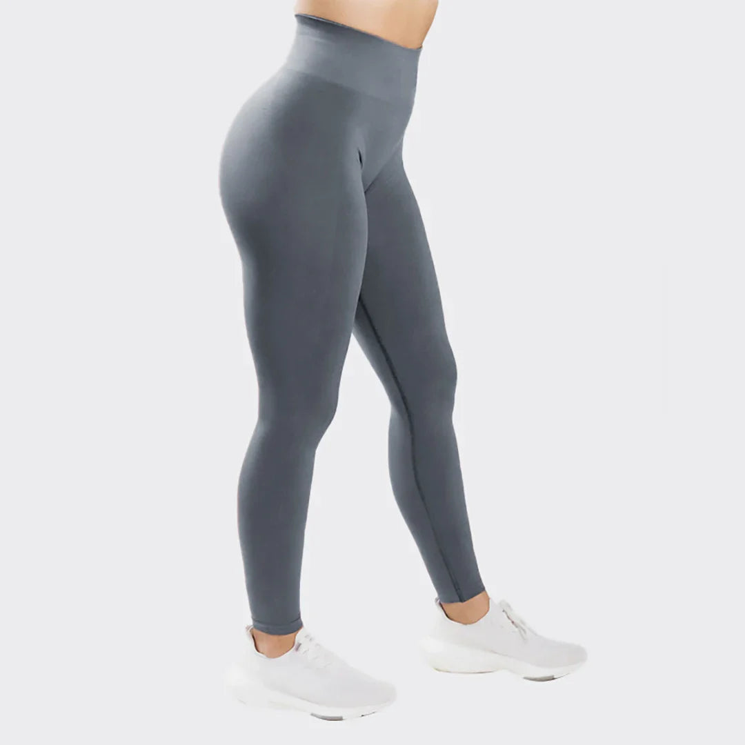 Jessica – Damen Yoga-Leggings mit gerafftem Bund