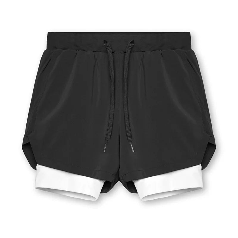 Richard – Atmungsaktive Herren-Trainingsshorts mit Doppelschicht