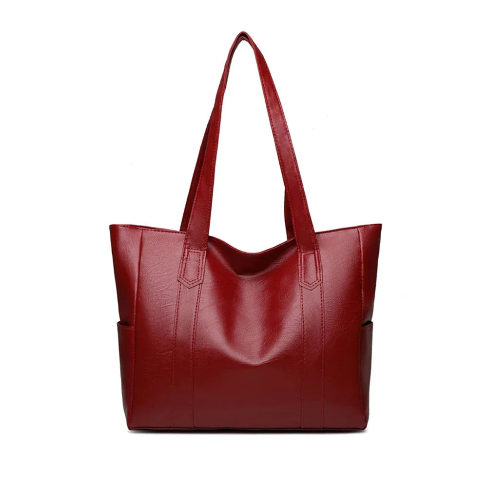 Barbara – Große Kapazität Damen PU Leder Shopper