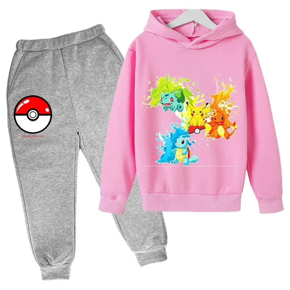 Brenda – Pikachu Kinder Hoodie und Hosen Set für maximalen Komfort & Stil