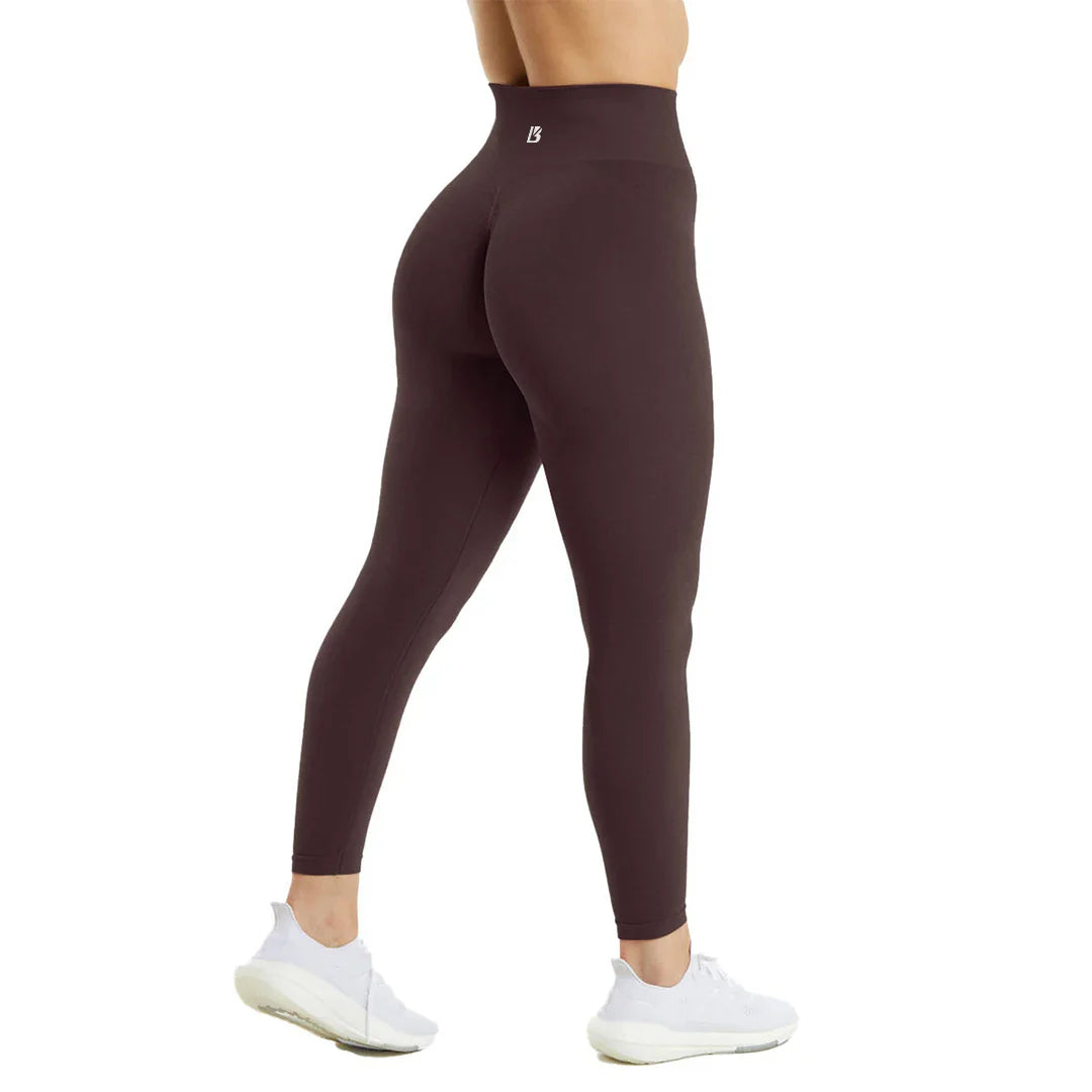 Jessica – Damen Yoga-Leggings mit gerafftem Bund