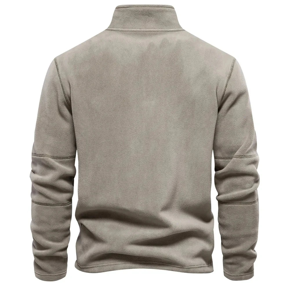 Matthew – Herren-Sweatshirt aus Softshell mit Reißverschlusskragen