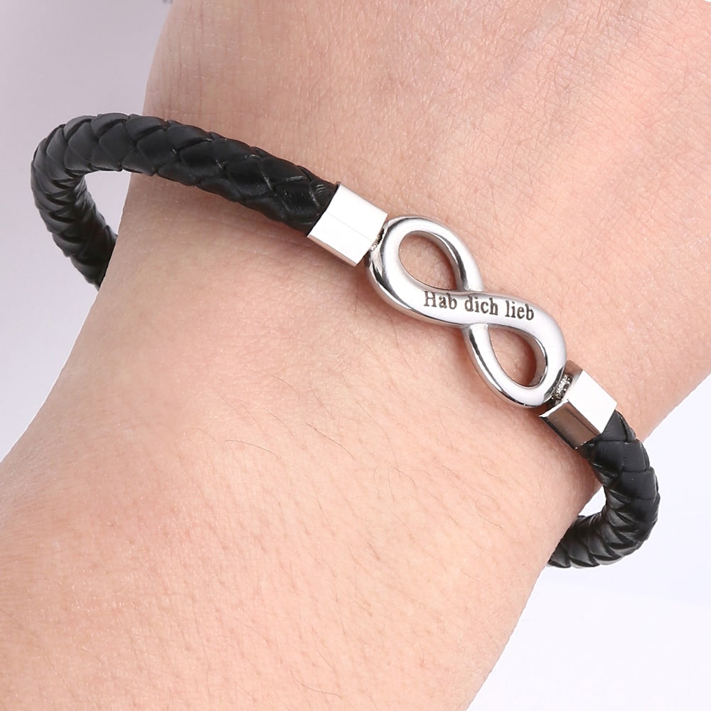 Samuel – Herrenarmband mit Unendlichkeitssymbol