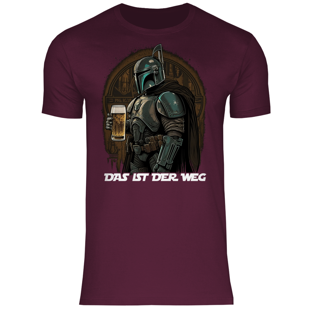 Karl – Mandalorian Bier Spaß Herren T-Shirt