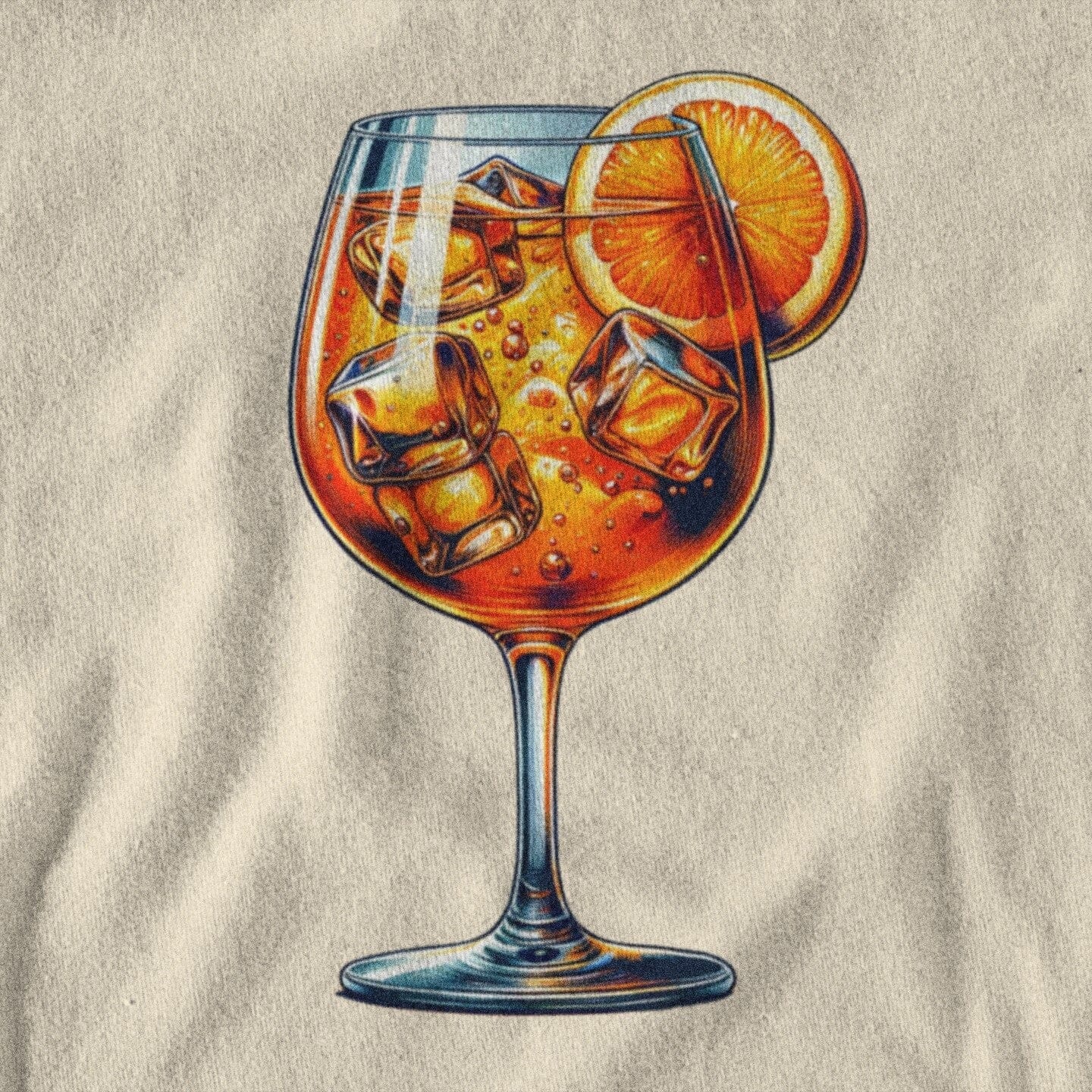 Donna – Unisex T-Shirt mit Aperol Spritz Illustration