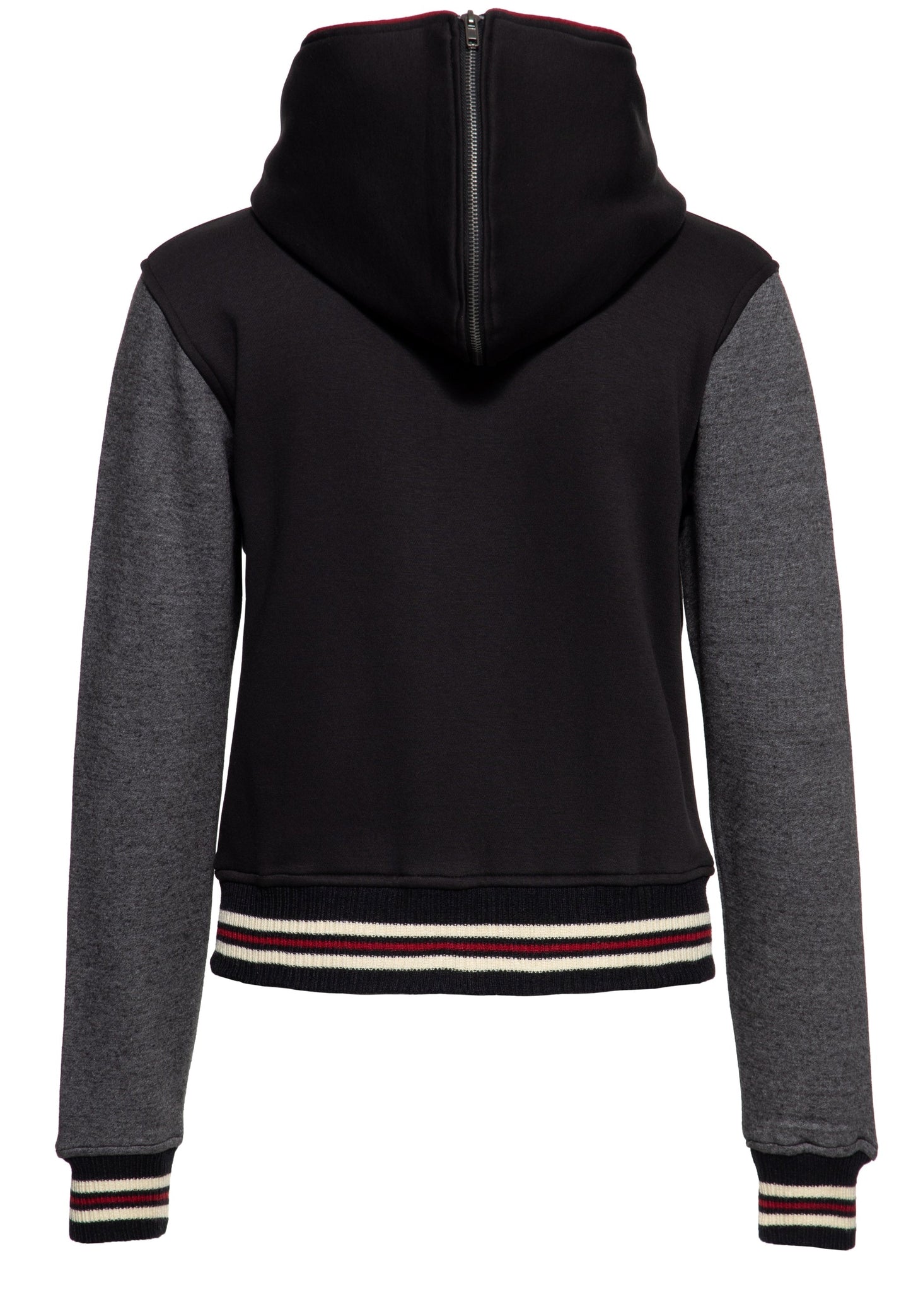 Grace – Damen-Collegejacke mit abnehmbarer Kapuze