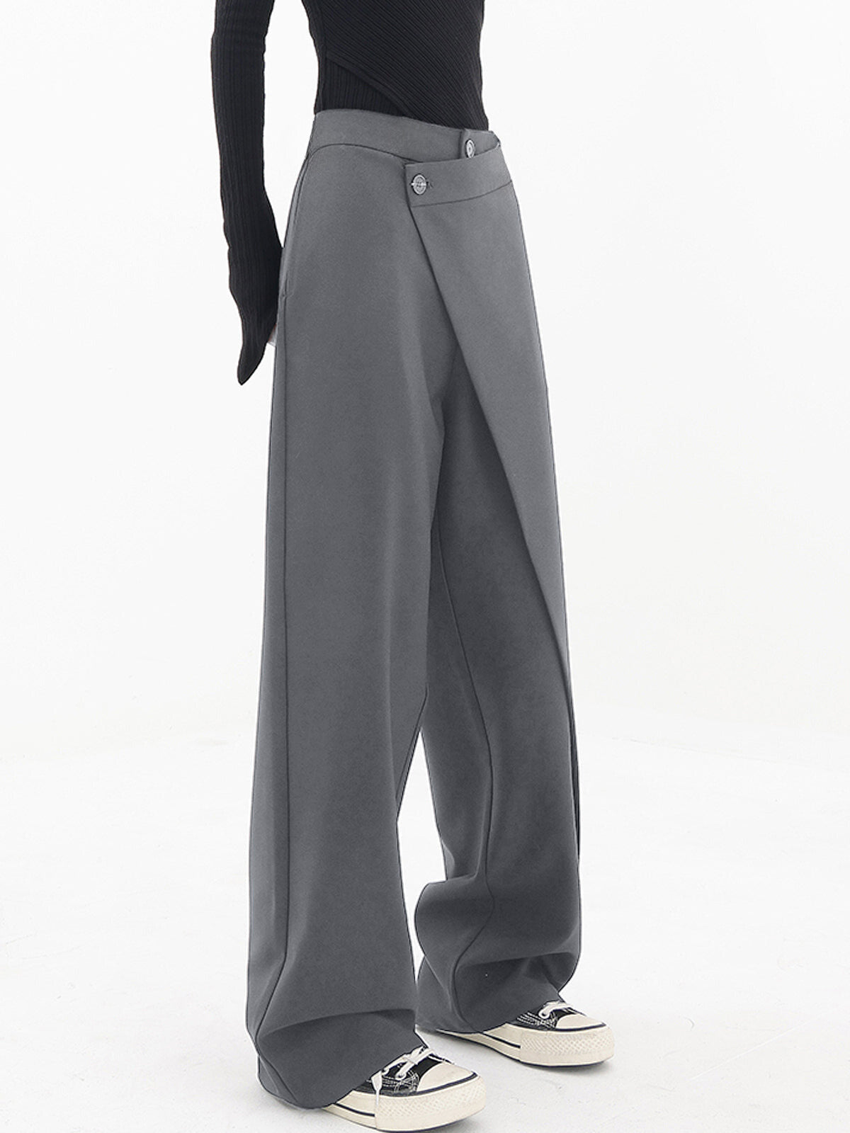 Cheryl - Asymmetrische Baggy-Hose