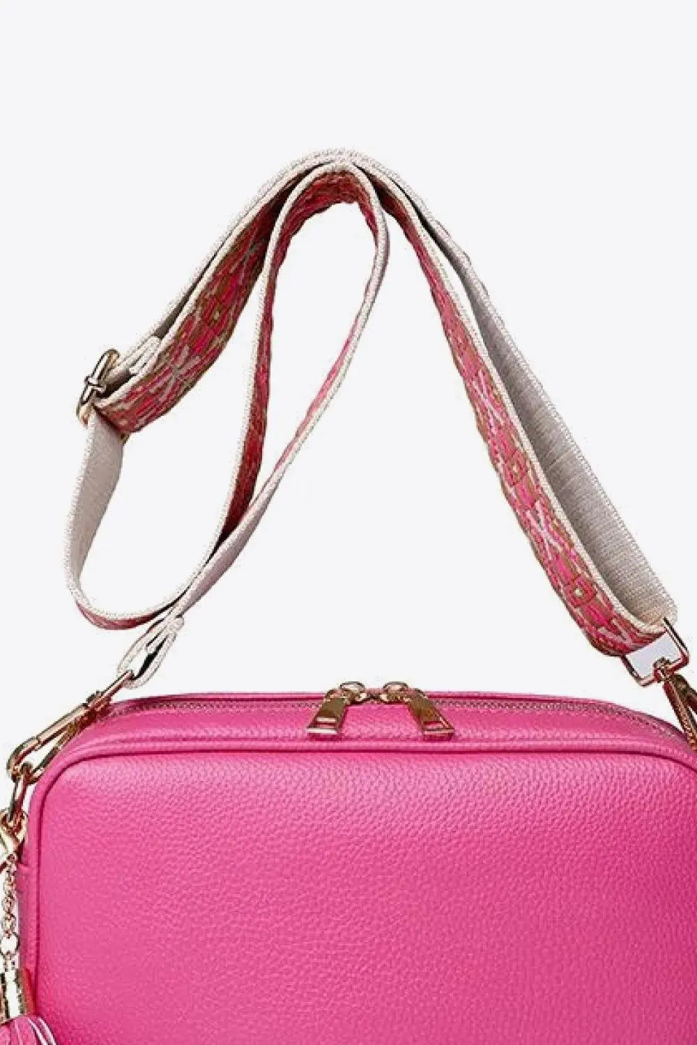 PU Leder Quaste Crossbody Tasche