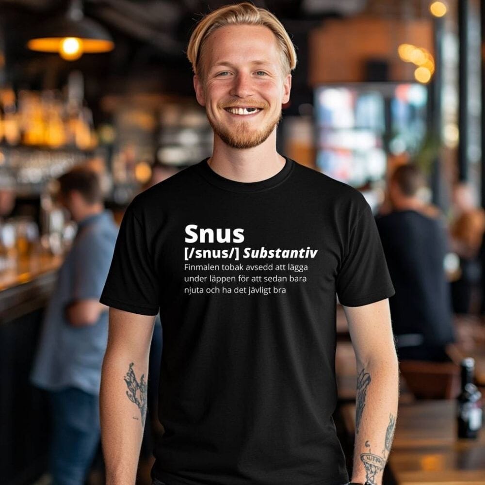 Tanya – Unisex Snus Bedrucktes T-Shirt